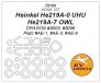 1/72 Heinkel He-219A-0 Uhu / He-219A-7 Owl masks