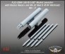1/32 LAU-10 5.00 Rocket Launcher With rockets and warheads 2 pod