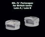 1/35 Mk.IV Periscopes for British tanks Late A/B