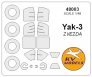 1/48 Yakovlev Yak-3 + wheels masks
