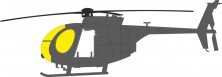 Eduard Mask 1/48 AH-6J TFace for ICM