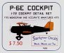1/72 Boeing P-6E cockpit set for Accurate Miniatures and Monogra
