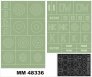 Montex 1/48 Spitfire Mk.I Maschere Canopy Airfix