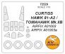 1/72 Curtiss Hawk 81-A2 / Tomahawk Mk.IIB + wheels masks