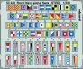 SET 1/350 Royal Navy signal flags STEEL