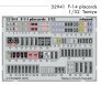 1/32 SET F-14 placards