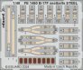 1/48 B-17F seatbelts STEEL for Eduard