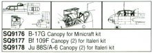 Squadron Canopies 1/72 Boeing B-17G Flying Fortress Academy