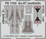 Sukhoi Su-57 Frazor seatbelts Steel 1/48