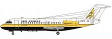 1/144 Fokker F-28-4000-Air Anglia