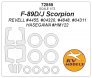 1/72 F-89 D/J Scorpion masks for wheels for Revell