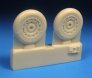 1/48 Focke-Wulf Fw-190 mainwheels with smooth tires image 1
