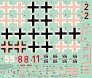 1/72 Decals Bf 109G JG 300 Wilde Sau  Part 2 image 1