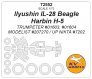 1/72 Ilyushin IL-28 / Harbin H-5 masks