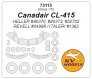 1/72 Canadair CL-415 masks for wheels for Heller