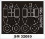 Masques peinture Montex MB.152C1 1/32 cadre verri�re