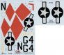 Abziehbilder P-51B Mustang 1/24 362FS/357FG John Pugh image 1