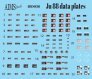 1/48 Ju 88 data plates