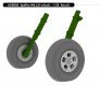 BRASSIN 1/32 Spitfire Mk.I/II wheels (REV) image 1