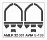 1/32 Avia S-199  vacu canopy & paint masks image 2
