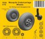 1/72 Mosquito Undercarriage Wheels