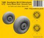 1/72 Beaufighter Mk.I/VI Mainwheels early, smooth