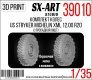 1/35 US Stryker Michelin XML R20 sagged wheels