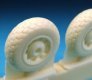 1/48 North-American P-51 Mustang Oval Tread Pattern Wheels. image 2