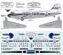 Douglas DC-3 Dakota Model Kit 1/144 Piedmont N40V