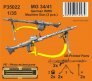 1/35 MG 34/41 German WWII Machine Gun, 2 pcs