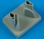 1/48 Sea Vixen FAW.9 air intakes (Airfix)