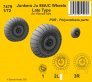 1/72 Junkers Ju 88A/C wheels late type