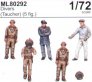 CMK Maritime Line Taucher 1/72 - 5 Figuren