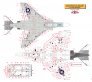 1/48 McDonnell F-4B Phantom Hi-viz Data Stencils image 1