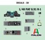 1/48 Fiat G.91R Super Decals Sheet For 6 Versions Instrument Pan image 2