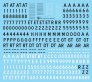 1/48 Rdaf letters and numbers decals image 1