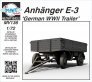 1/72 Anhnger E-3 German Trailer WWII