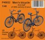 1/48 Mens bicycle 1st half of 20th century 2x