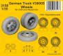 1/35 German Truck V3000S Wheels for ICM & Revell
