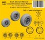 1/48 B-25 Mitchell Wheels Circumferential Tread