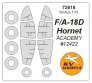 1/72 McDonnell-Douglas F/A-18D Hornet masks