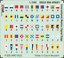1/350 International Marine Signal Flags SPACE decal
