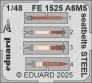 1/48 A6M5 seatbelts STEEL for Eduard