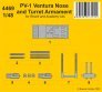 1/48 PV-1 Ventura Nose & Turret Armament REV/ACAD