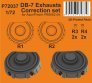 1/72 DB-7 Exhausts Correction Set AZUR/FRROM