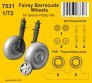 1/72 Fairey Barracuda wheels for Special Hobby