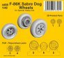 1/48 F-86K Sabre Dog wheels for Special Hobby