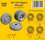 1/48 SS-100 Gigant Wheels for Tamiya