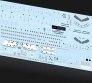 1/144 Boeing 767 Detail Sheet.. Includes Doors, windows etc.