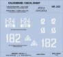 1/35 Soviet Army T-34/85 East.Front, 1943-45 Part 2 decal